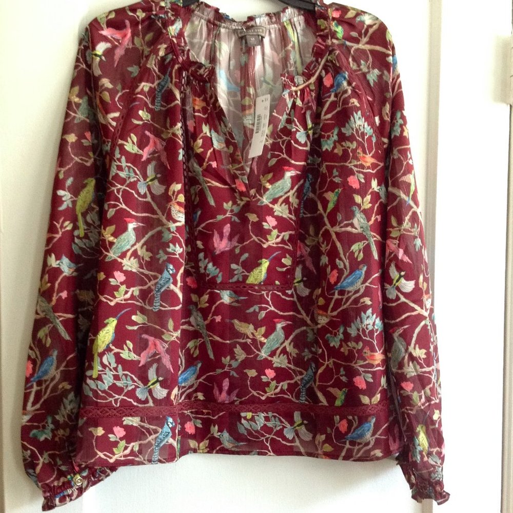 Point Sur Ruffle-Neck Popover In Menagerie Print - Picture 5 of 10